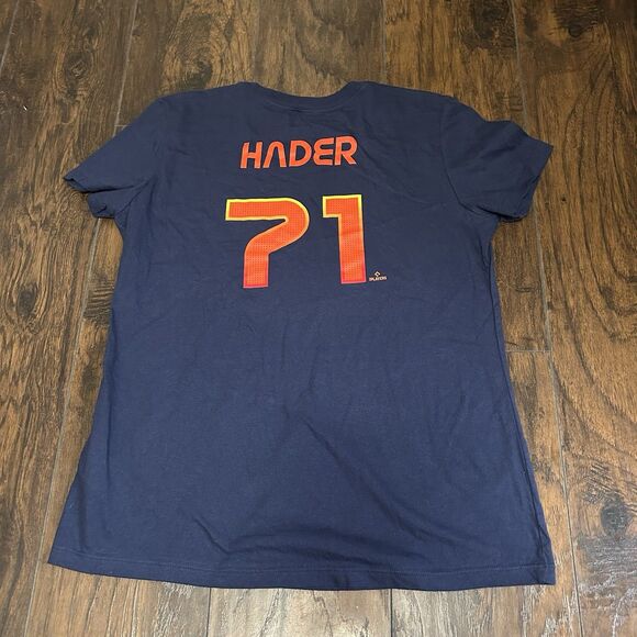 NWT Houston Astros MLB Space City T-Shirt City Connect Women Large Josh Hader#71 - Picture 5 of 5